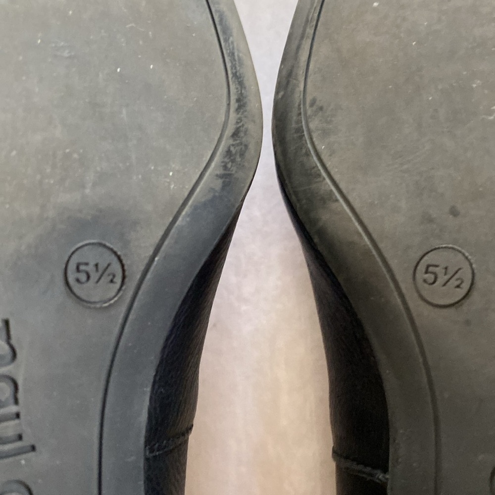 Paul Green Women’s Teddy Flats in Black Leather Size 5.5 UK or 8 US - Picture 7 of 9